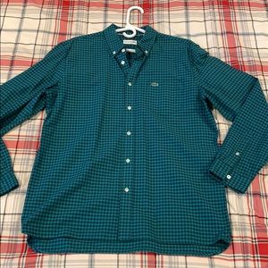 Mens Lacoste button down size L
